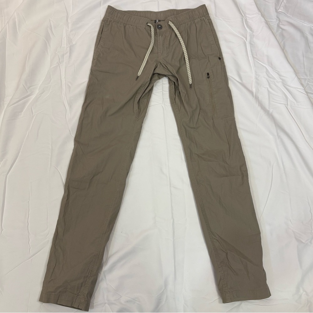 Vuori Ripstop DuraTerra Pants Men's Small Organic Cotton Slim Fitting Joggers - Picture 2 of 10